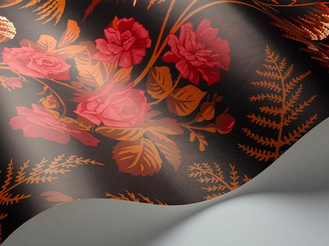 Rose Wallcovering by Cole & Son 