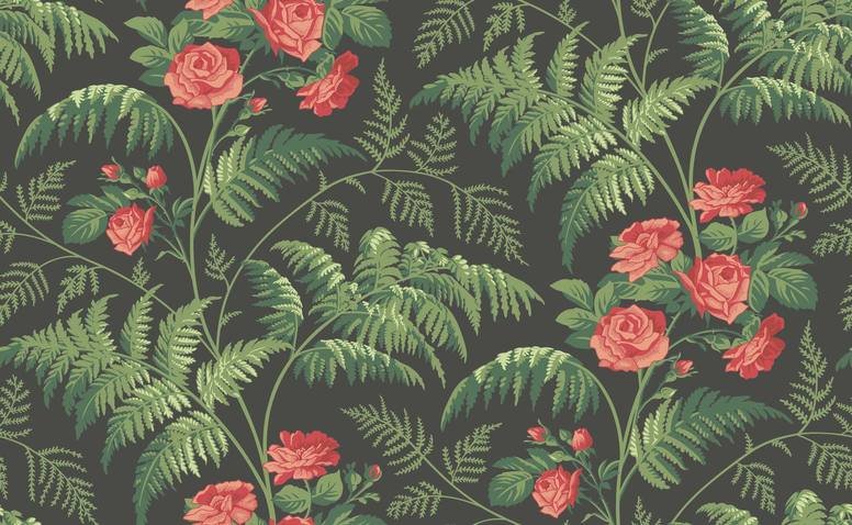 Rose Wallcovering by Cole & Son 