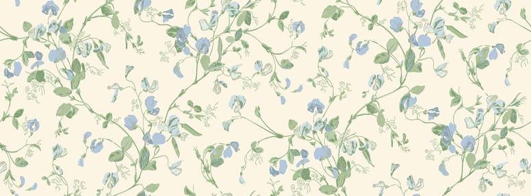 Sweet Pea Wallcovering by Cole & Son 