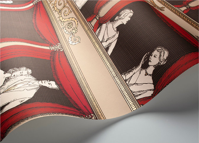 Teatro Wallcovering by Cole & Son 