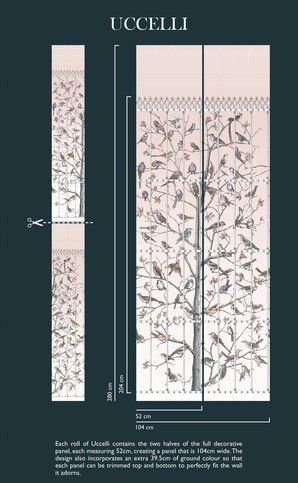 Uccelli Wallcovering by Cole & Son 