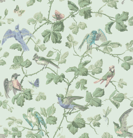 Winter Birds Wallcovering by Cole & Son 