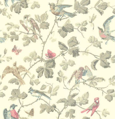 Winter Birds Wallcovering by Cole & Son 
