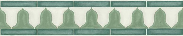 Zellige Border Wallcovering by Cole & Son 