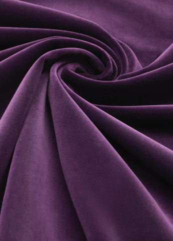 Colour Box Velvet Gardens Aubergine Fabric by Cole & Son 