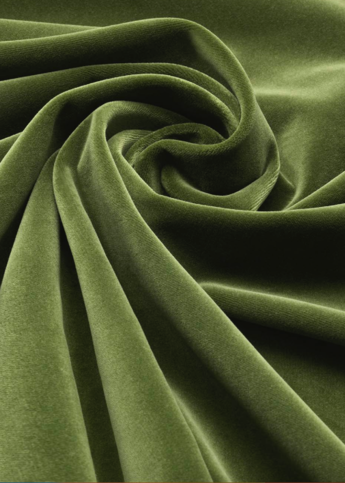Colour Box Velvet Gardens Moss Fabric by Cole & Son 