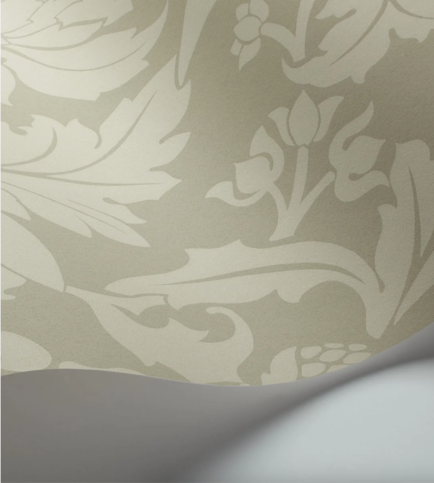 Fonteyn Soft Olive Wallcovering by Cole & Son 