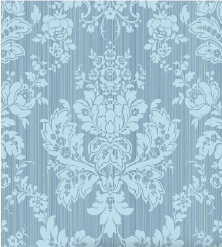 Giselle Mica Cerulean Blue Wallcovering by Cole & Son 