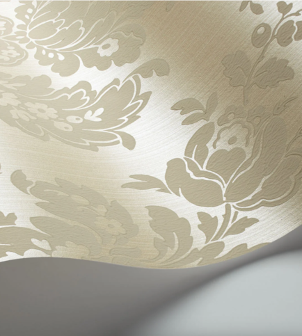 Giselle Mica Cream Wallcovering by Cole & Son 