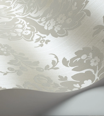Giselle Mica Old Olive Wallcovering by Cole & Son 