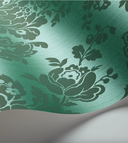 Giselle Mica Viridian Wallcovering by Cole & Son 