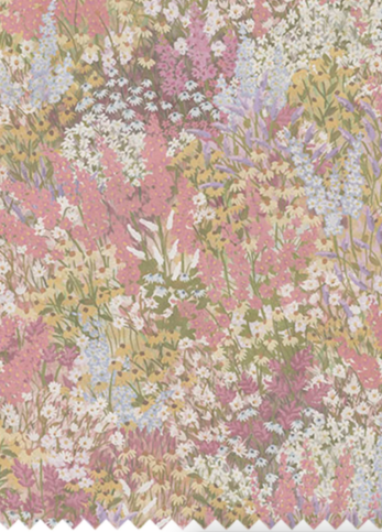 Grande Fleur Linen Union Peach & Blush Fabric by Cole & Son 