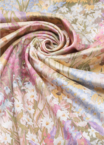 Grande Fleur Peach & Blush Velvet by Cole & Son 