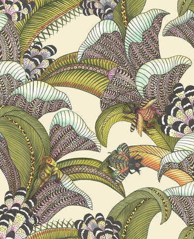 Hoopoe Leaves Wallcovering by Cole & Son 