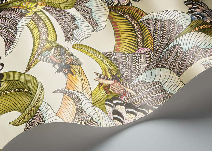Hoopoe Leaves Wallcovering by Cole & Son 