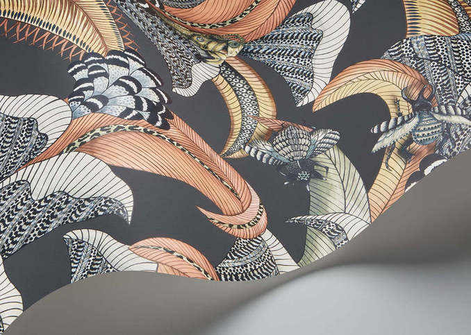 Hoopoe Leaves Wallcovering by Cole & Son 
