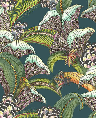 Hoopoe Leaves Wallcovering by Cole & Son 