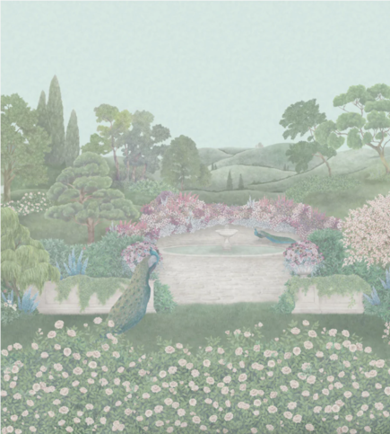 Idyll Eau de Nil Wallcovering by Cole & Son 