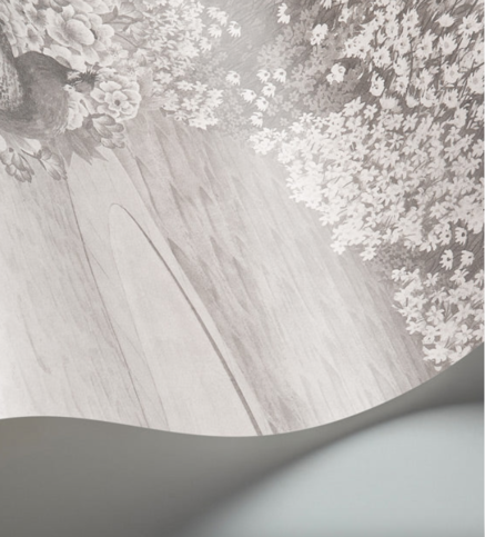 Idyll Platinum Pearl Wallcovering by Cole & Son 