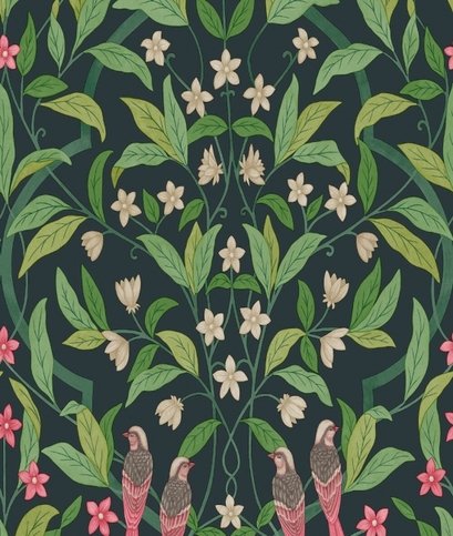 Jasmine & Serin Symphony Wallcovering by Cole & Son 