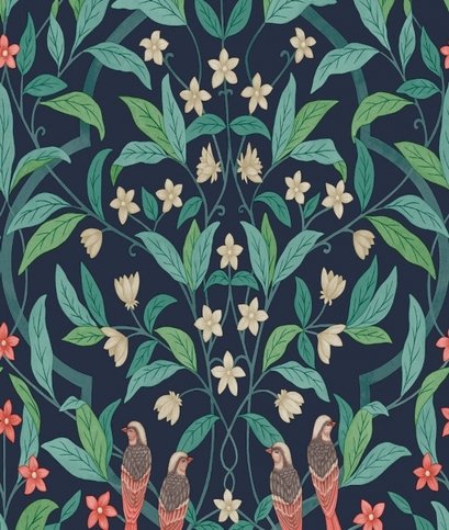 Jasmine & Serin Symphony Wallcovering by Cole & Son 