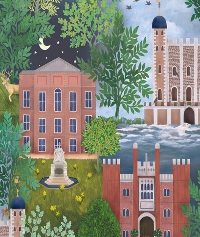 Palace Tales Wallcovering by Cole & Son 
