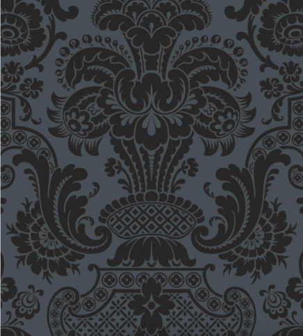 Petrouchka Charcoal Wallcovering by Cole & Son 