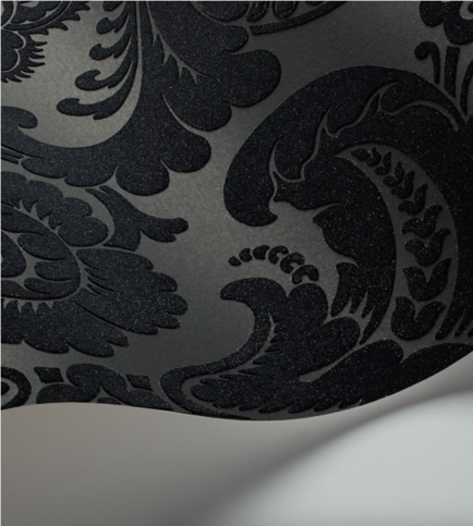 Petrouchka Charcoal Wallcovering by Cole & Son 