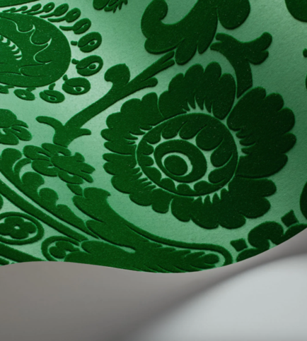 Petrouchka Emerald Wallcovering by Cole & Son 