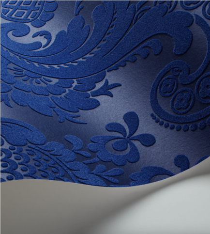 Petrouchka Hyacinth Blue Wallcovering by Cole & Son 