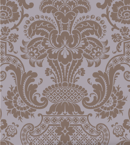 Petrouchka Mink Wallcovering by Cole & Son 