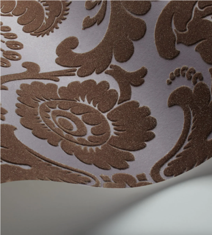 Petrouchka Mink Wallcovering by Cole & Son 