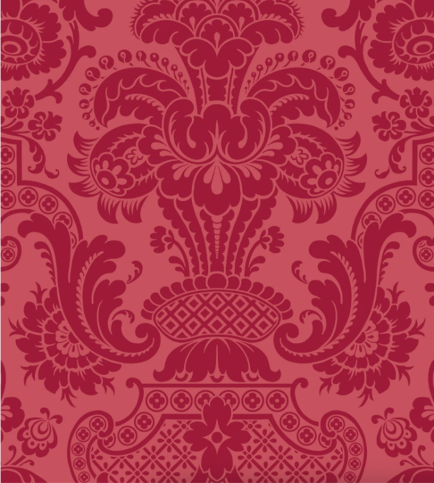 Petrouchka Red Wallcovering by Cole & Son 