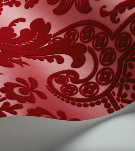 Petrouchka Red Wallcovering by Cole & Son 