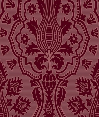 Pugin Palace Flock Wallcovering by Cole & Son 