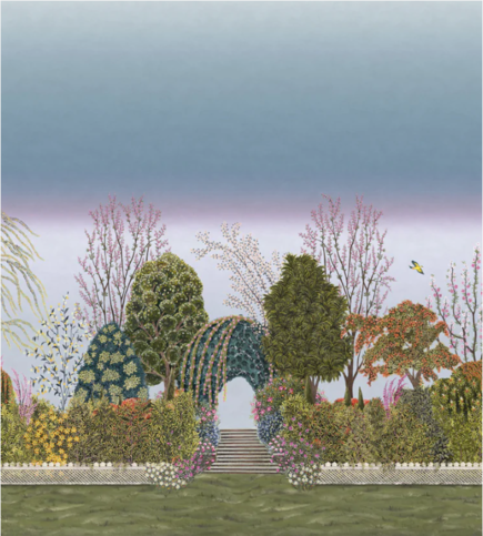 Reverie Dusk Wallcovering by Cole & Son 