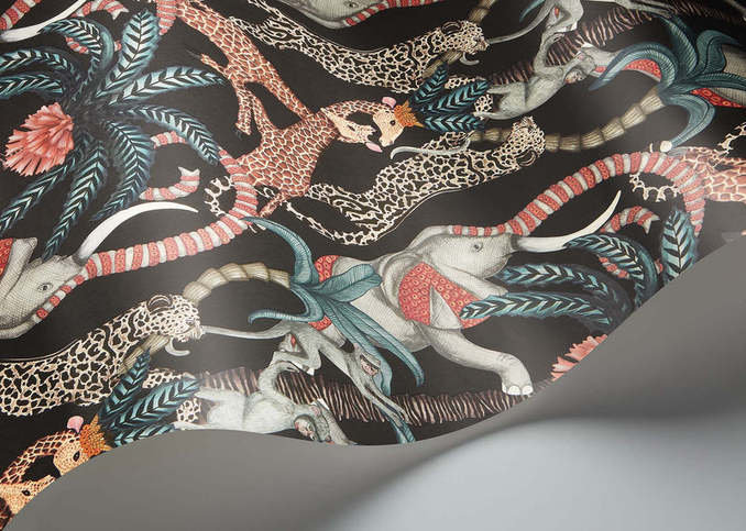 Safari Totem Wallcovering by Cole & Son 