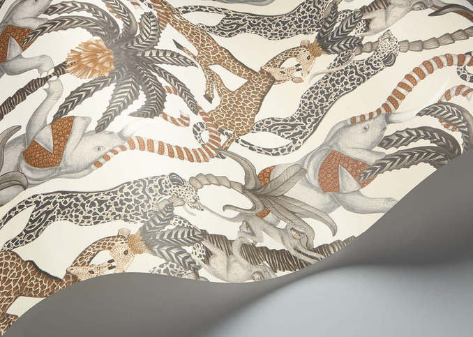 Safari Totem Wallcovering by Cole & Son 