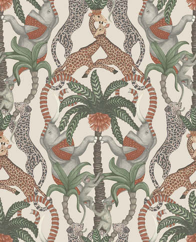 Safari Totem Wallcovering by Cole & Son 