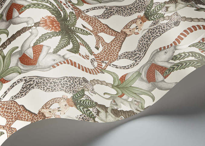 Safari Totem Wallcovering by Cole & Son 