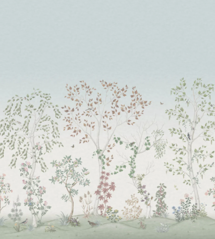 Seasonal Woods Clear Skies Wallcovering by Cole & Son 