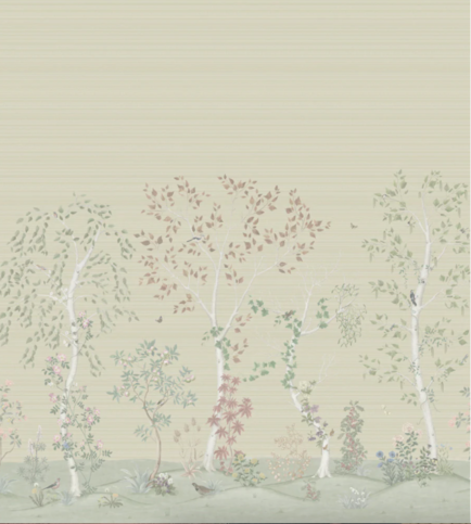 Seasonal Woods Grasscloth Oat Natural Wallcovering by Cole & Son 