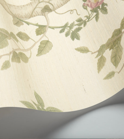 Seasonal Woods Grasscloth Oat Natural Wallcovering by Cole & Son 