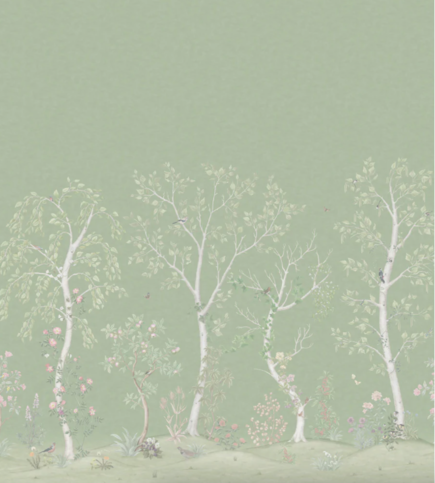 Seasonal Woods Jade Wallcovering by Cole & Son 