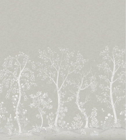 Seasonal Woods Platinum Pearl Wallcovering by Cole & Son 