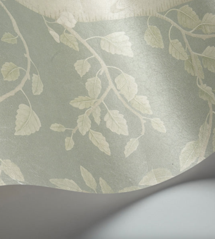 Seasonal Woods Sage Pearl Wallcovering by Cole & Son 
