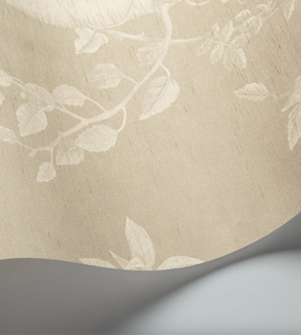 Seasonal Woods Silk Platinum Wallcovering by Cole & Son 