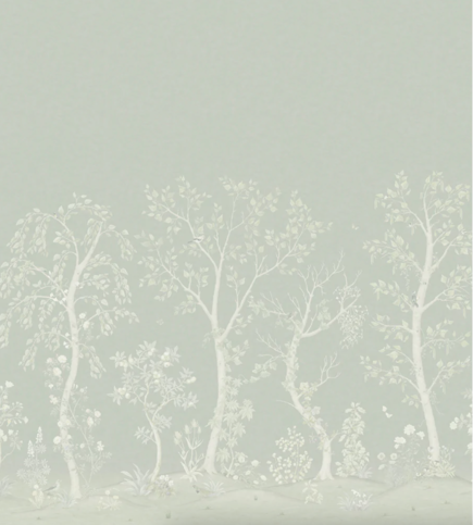 Seasonal Woods Silk Sage Wallcovering by Cole & Son 