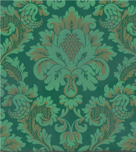 Stravinsky Viridian Wallcovering by Cole & Son 