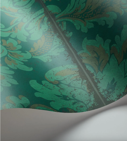 Stravinsky Viridian Wallcovering by Cole & Son 